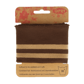 Opry: Reunaresori 6,5cm x 1,1m, raita ruskea - beige