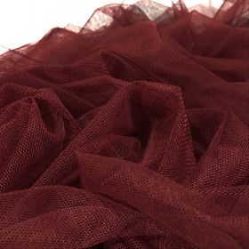 Pehmoinen tylli, viininpunainen