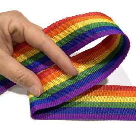 Prym: Laukkuhihna 40mm, sateenkaari