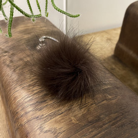 Tekoturkistupsu 8cm, tummanruskea