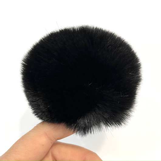 Pehmotupsu 8cm, musta 
