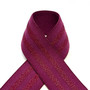 Prym: Bokserikuminauha/alusvaatekuminauha glitteri 30mm, viininpunainen 