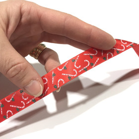 Satiininauha: Karkkikepit, punainen 15mm