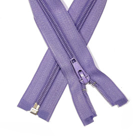 Vetoketju spiraali 6mm avo, violetti, 30-80cm