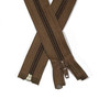 Vetoketju spiraali 6mm avo, kaakaonruskea, 30-80cm