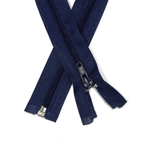 Vetoketju spiraali 6mm avo, tummansininen, 30-80cm