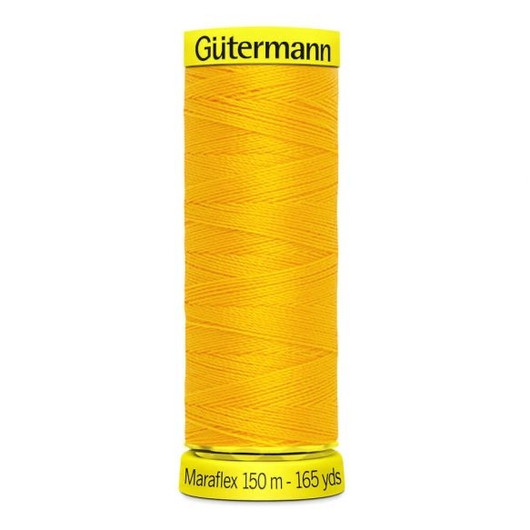 Gütermann Maraflex joustava ompelulanka 150m: Keltainen 417