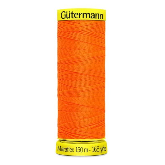 Gütermann Maraflex joustava ompelulanka 150m: Neonoranssi 3871