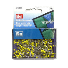 Prym: Nuppineula lasipäinen 43mm ISO rasia