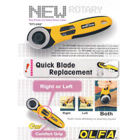 Olfa: Pyöröleikkuri 45mm UUSI MALLI!