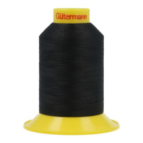 Gütermann Maraflex joustava ompelulanka 1500m: Musta 000