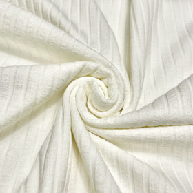 Leveä ribbitrikoo: Luonnonvalkoinen