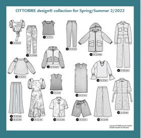 Ottobre design: Woman 34-52, kevät/kesä 2/2022