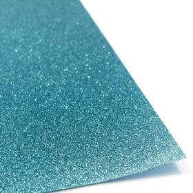 Silityskalvo: Glitteri, vaalea turkoosi (Gem Flex)
