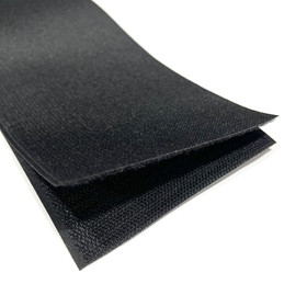 Velcro leikattava tarranauha 100mm / 1m, musta ja valkoinen