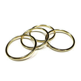 Prym: O-rengas 40mm, kulta