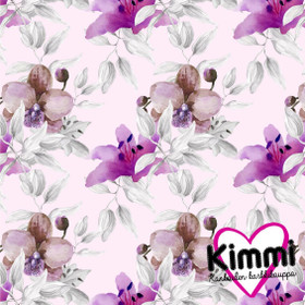 Luomupuuvillatrikoo: Lily, hempeä vaaleanpunainen