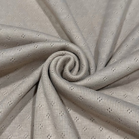 Pitsitrikoo 100% puuvilla: Tumma beige