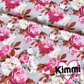 Luomupuuvillatrikoo: Peony, hempeä mauve