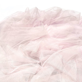 Pehmoinen tylli, hento vaaleanpunainen