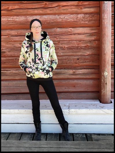 Sala Design: Hali, naisten oversize college / huppari / tunika XS - XXL