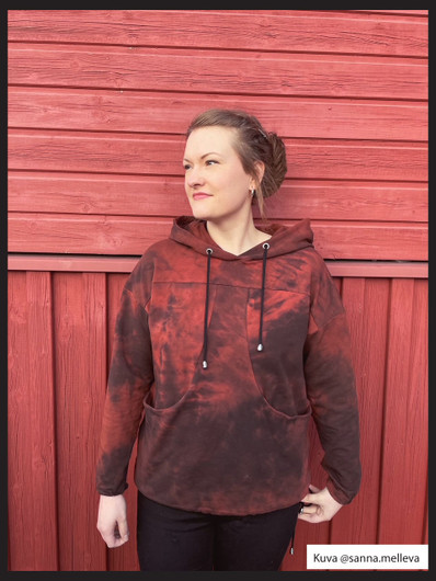 Sala Design: Hali, naisten oversize college / huppari / tunika XS - XXL