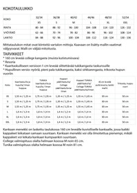 Sala Design: Hali, naisten oversize college / huppari / tunika XS - XXL