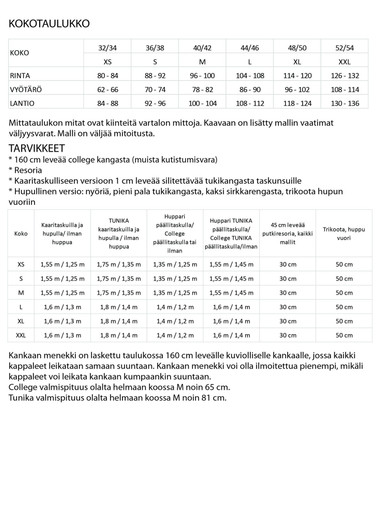 Sala Design: Hali, naisten oversize college / huppari / tunika XS - XXL