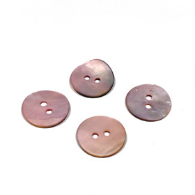 Drops: Nappi pyöreä 15mm, hillitty roosa