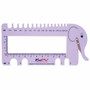 KnitPro: Puikkomitta 2.00-12.00mm, elefantti violetti