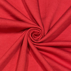 100% puuvillatrikoo: Punainen