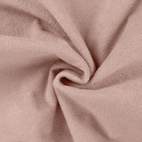 Muovitettu frotee - kosteussulkukangas, vanha roosa