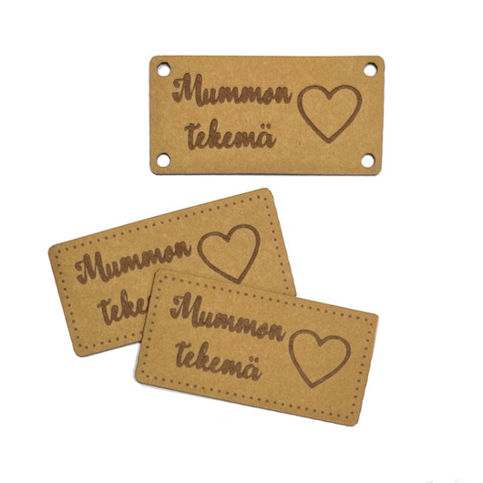 Kotimainen ompelumerkki: Mummon tekemä