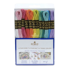 DMC: Kirjontalankalajitelma 24 x 4m, Vitamins