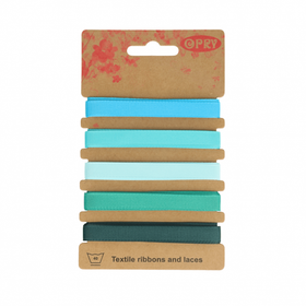 Opry: Ripsinauha 5 x 1m, turkoosi - vihreä lajitelma 10mm