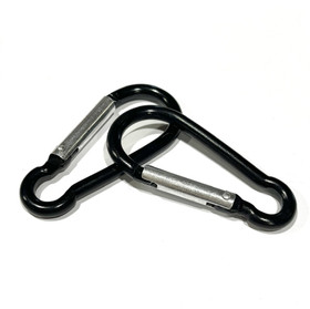 Karbiinihaka 65mm, musta 