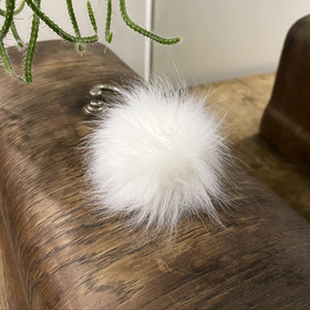 Tekoturkistupsu 8cm, valkoinen