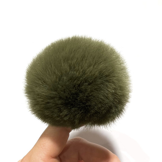 Pehmotupsu 8cm, armeijanvihreä