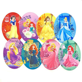 Silityskuva / Silitettävä paikka: Prinsessat, 11x8cm, useita erilaisia