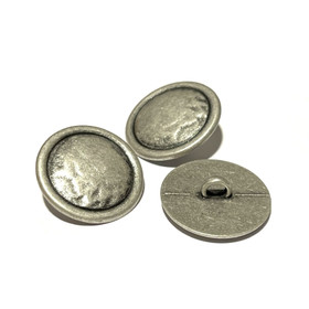 Drops: Nappi Pyöreä hopea 20mm