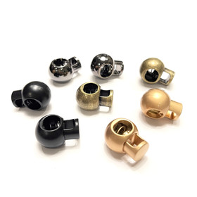 Pyöreä metallinen nyöristoppari, 2kpl