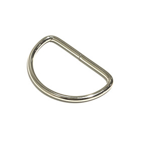 D-rengas 40mm, hopea