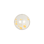 Prym: Läpinäkyvä muovinappi 14mm, keltainen