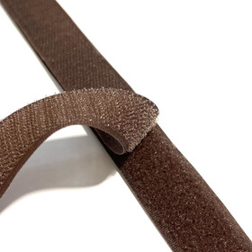 Velcro ommeltava tarranauha 25mm / 1m, ruskea