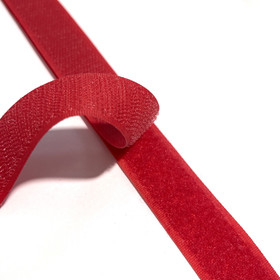 Velcro ommeltava tarranauha 25mm / 1m, punainen