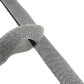 Velcro ommeltava tarranauha 25mm / 1m, vaaleanharmaa