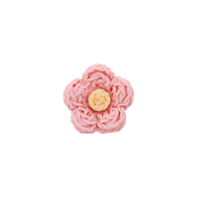 Prym: Nappi kukka 13mm, vaaleanpunainen