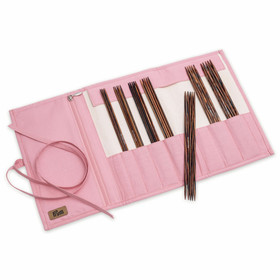 Prym: Puu sukkapuikkosetti 20cm 2,0 - 4,5mm, roosa