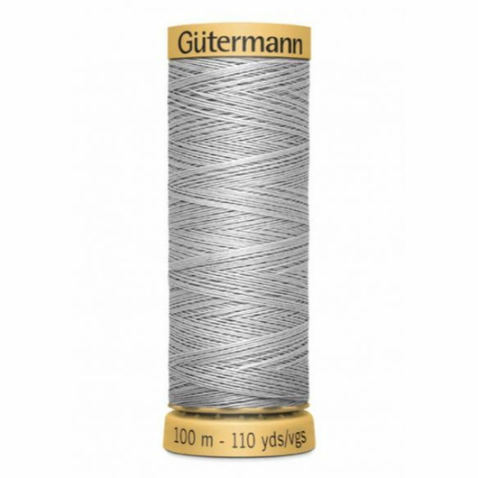 Gütermann: 100% puuvillalanka 100m: Vaaleanharmaa 618