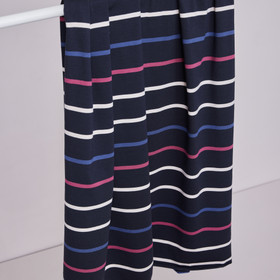 meetMILK: Stripes, tenceltrikoo, tummansininen - luonnonvalkoinen - fuksia